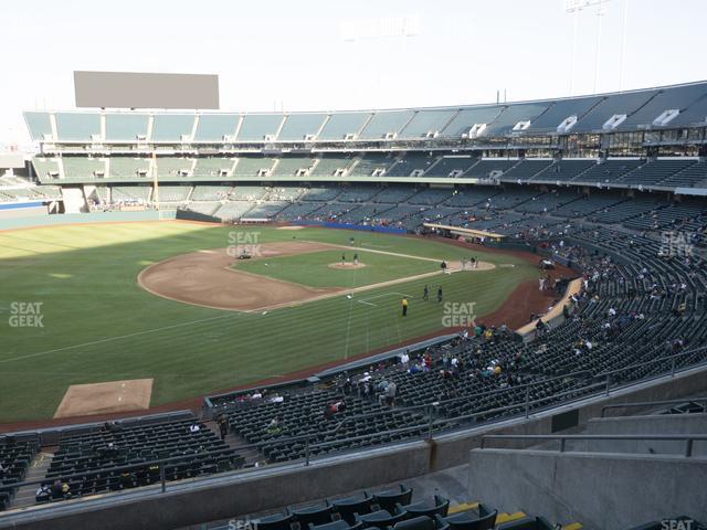 Seating view for Oakland Coliseum Section 226