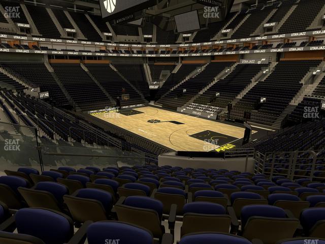 Seating view for Delta Center Section 15