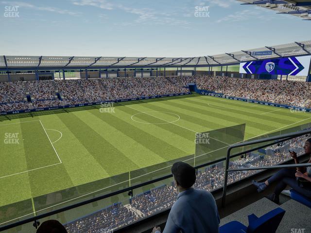 Seating view for Children's Mercy Park Section Suite 504