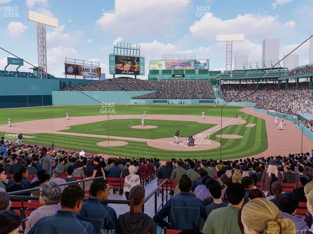 Seating view for Fenway Park Section Loge Box 134