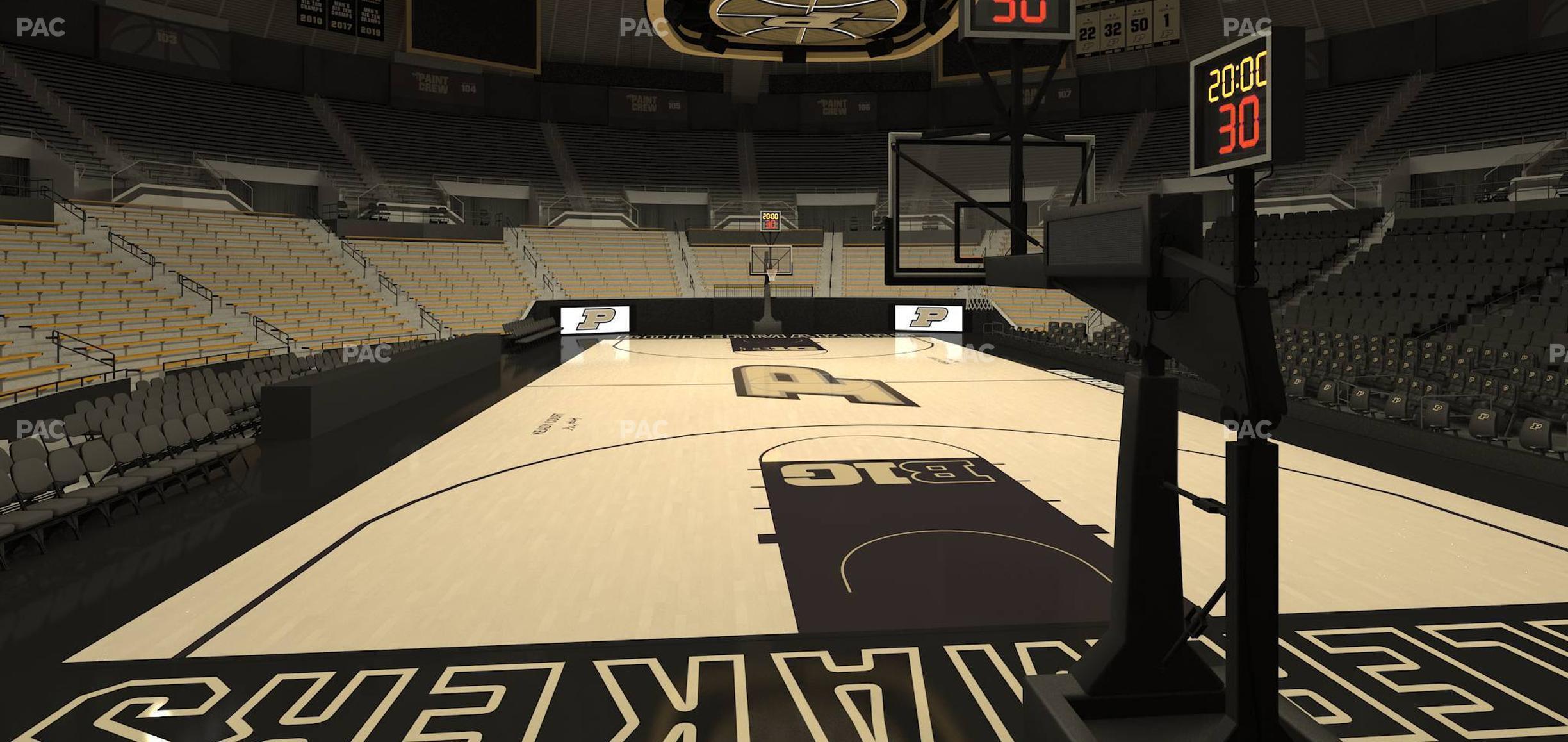 Seating view for Mackey Arena Section Lower 14