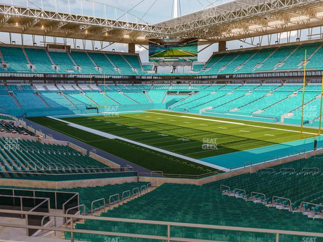 Seating view for Hard Rock Stadium Section 238