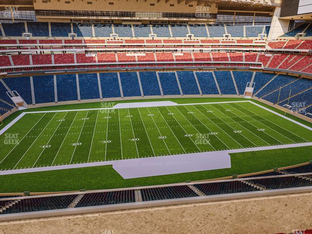 Seating view for NRG Stadium Section 535