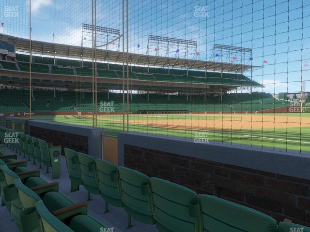 Seating view for Wrigley Field Section Makers Mark Barrel Room 28