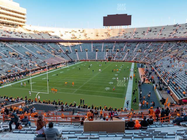 Seating view for Neyland Stadium Section Y 6