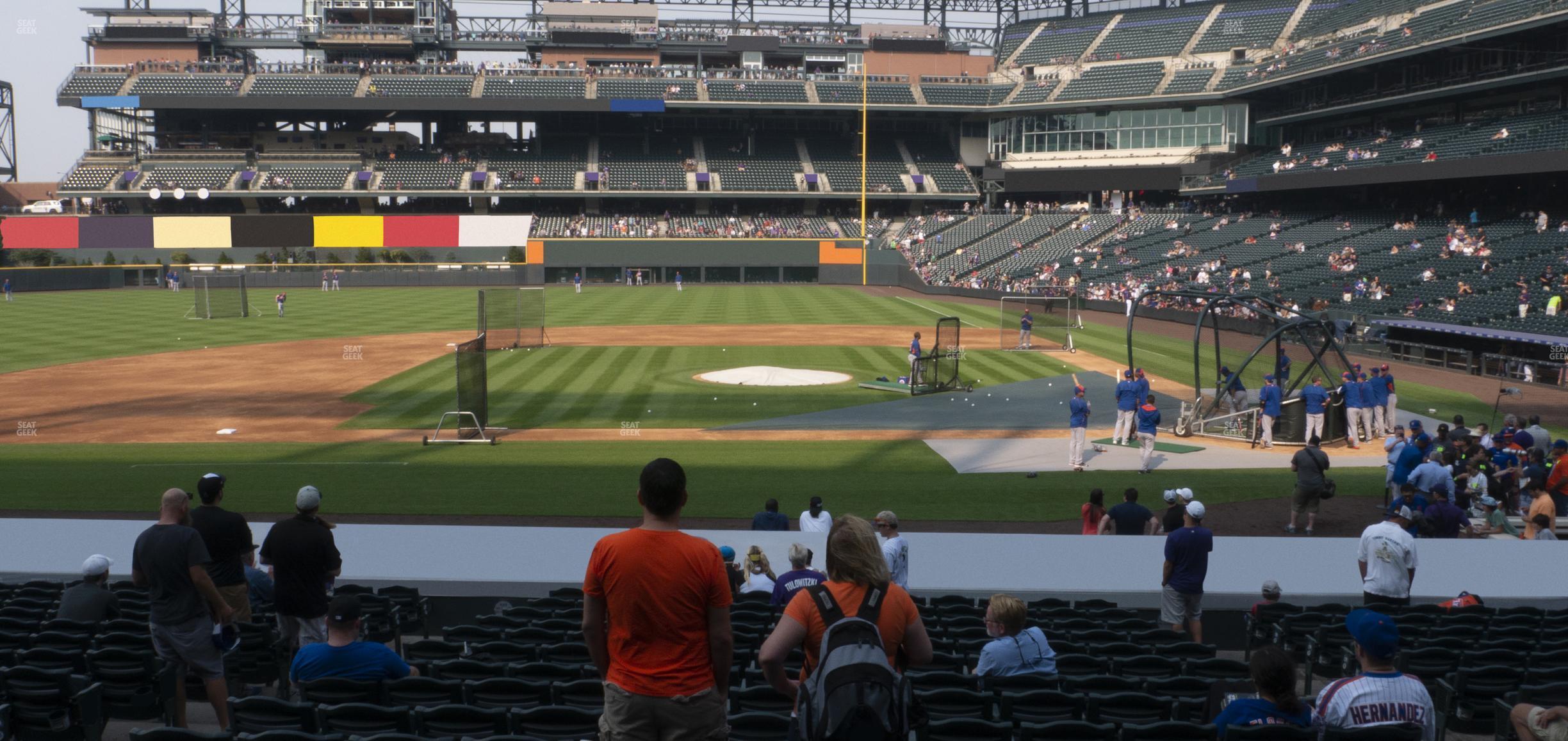 Seating view for Coors Field Section 137