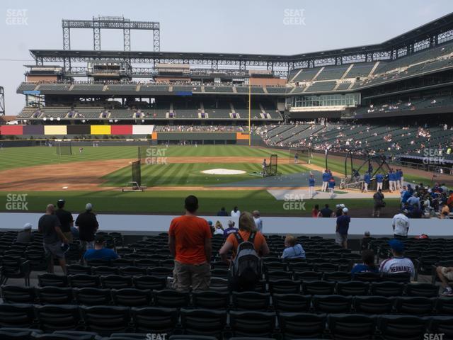 Seating view for Coors Field Section 137