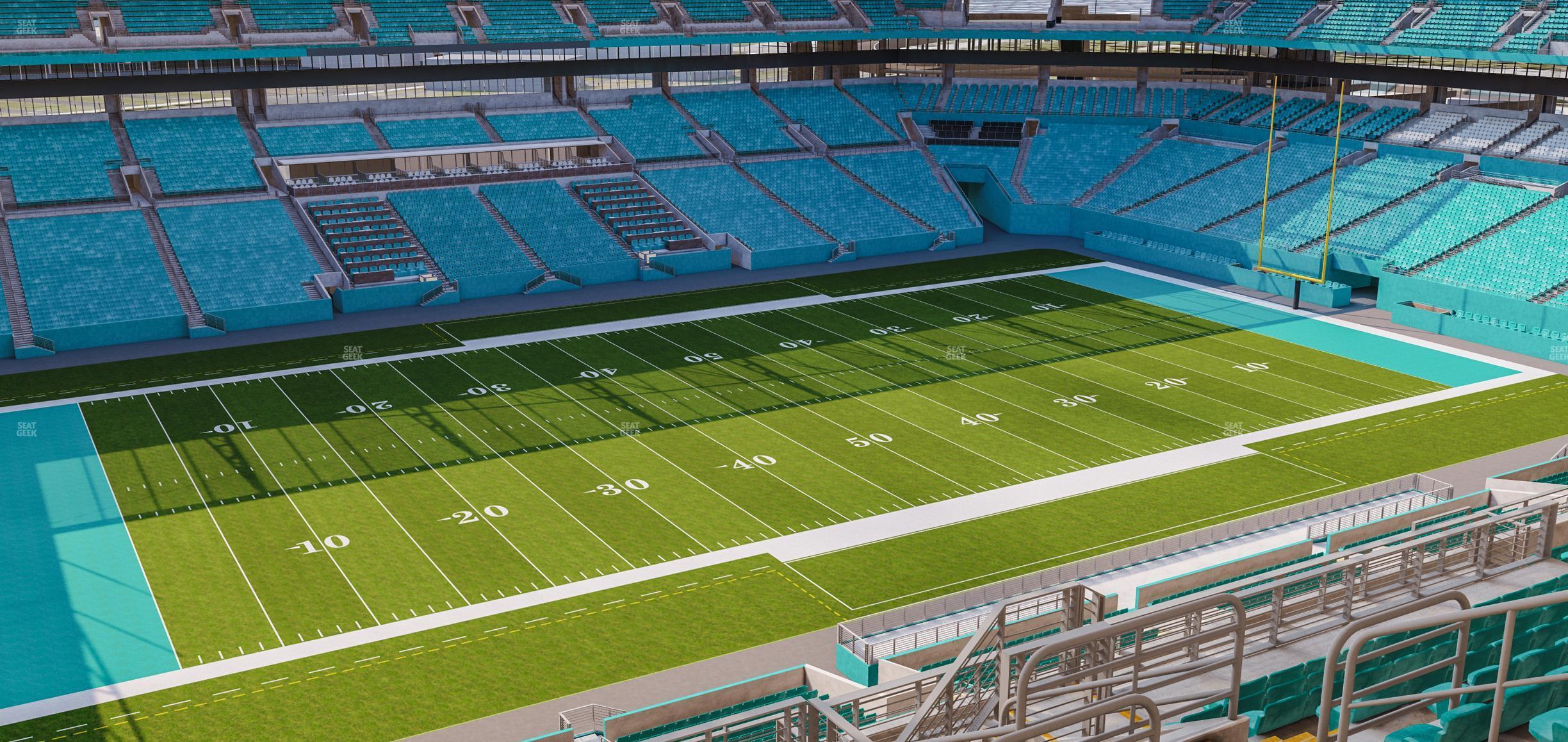 Seating view for Hard Rock Stadium Section 322