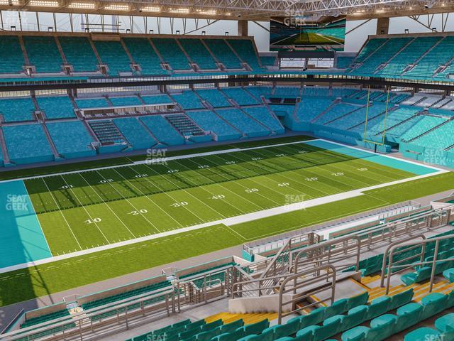 Seating view for Hard Rock Stadium Section 322