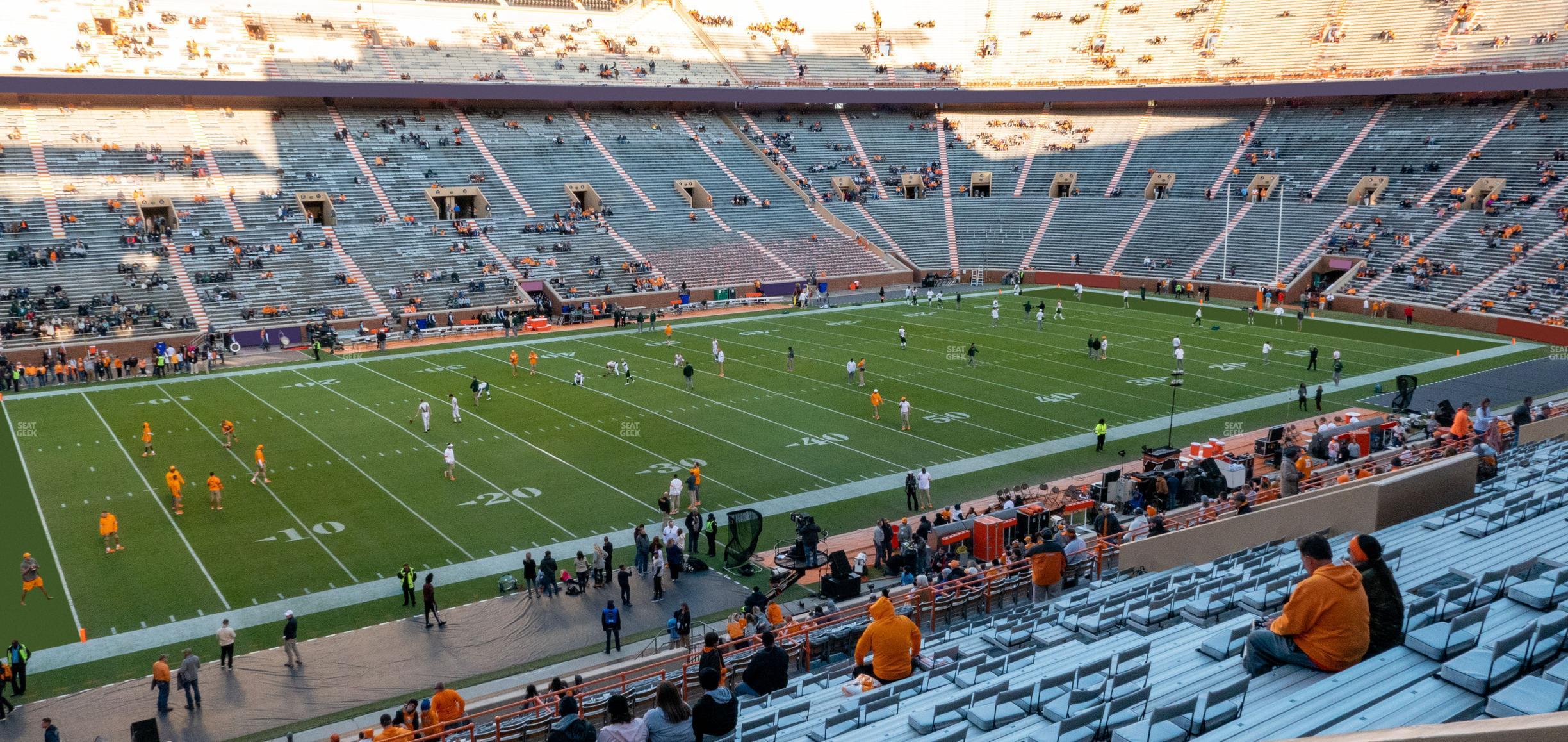 Seating view for Neyland Stadium Section X 1