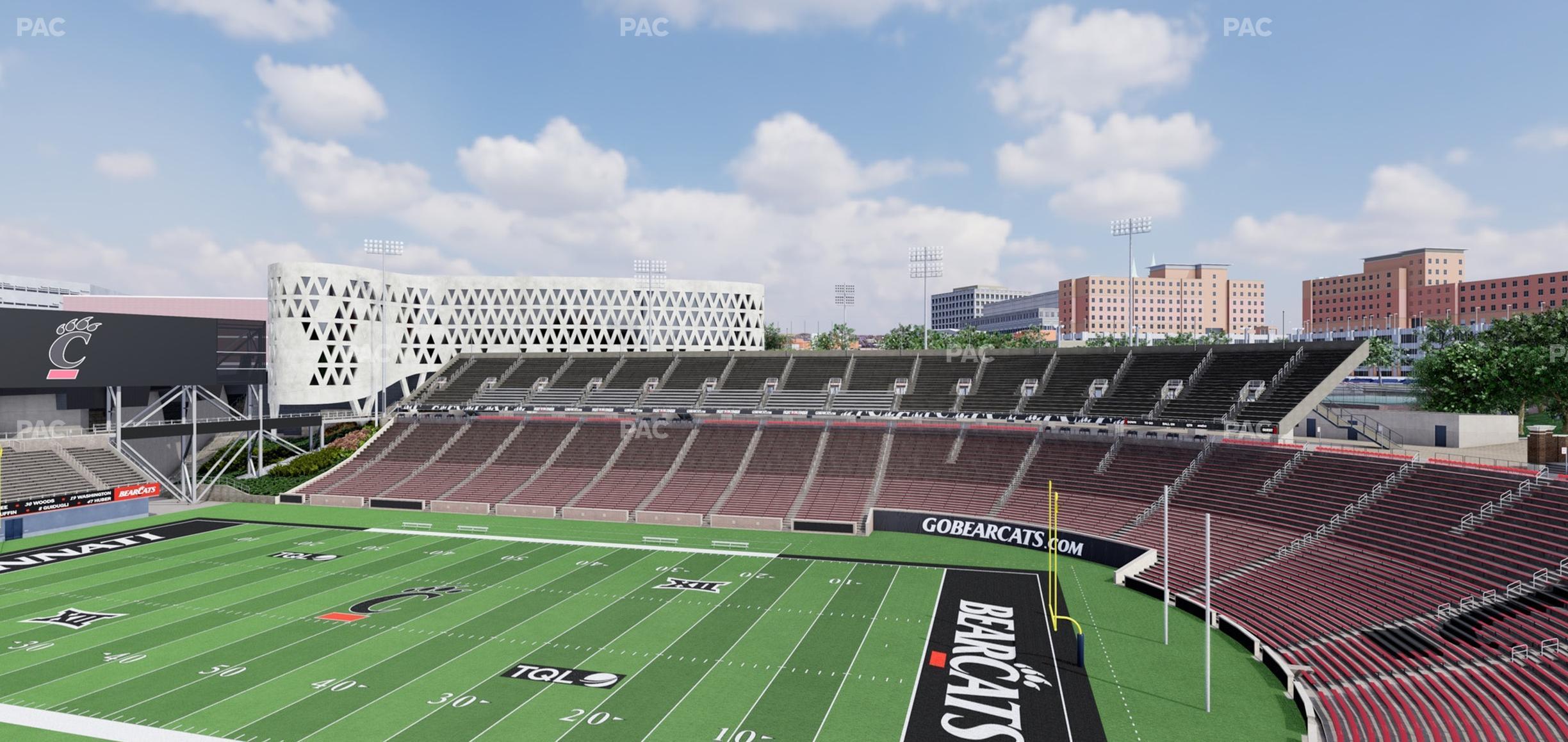 Seating view for Nippert Stadium Section Club 333