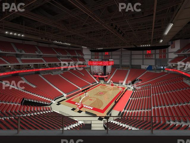 Seating view for Pinnacle Bank Arena Section 209