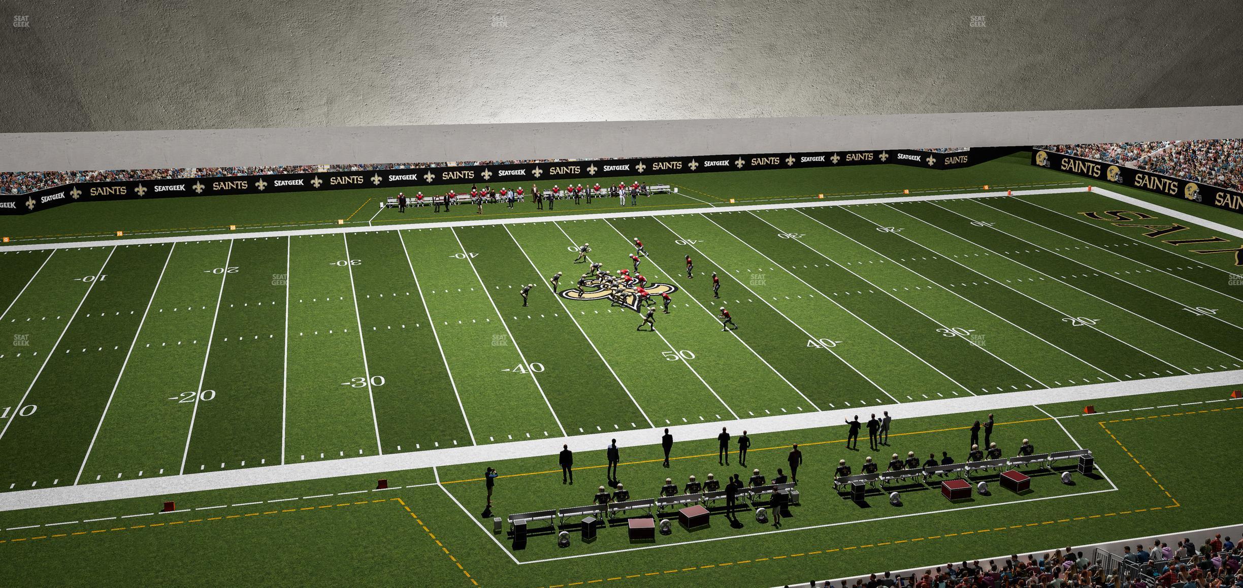 Seating view for Caesars Superdome Section Suite 452