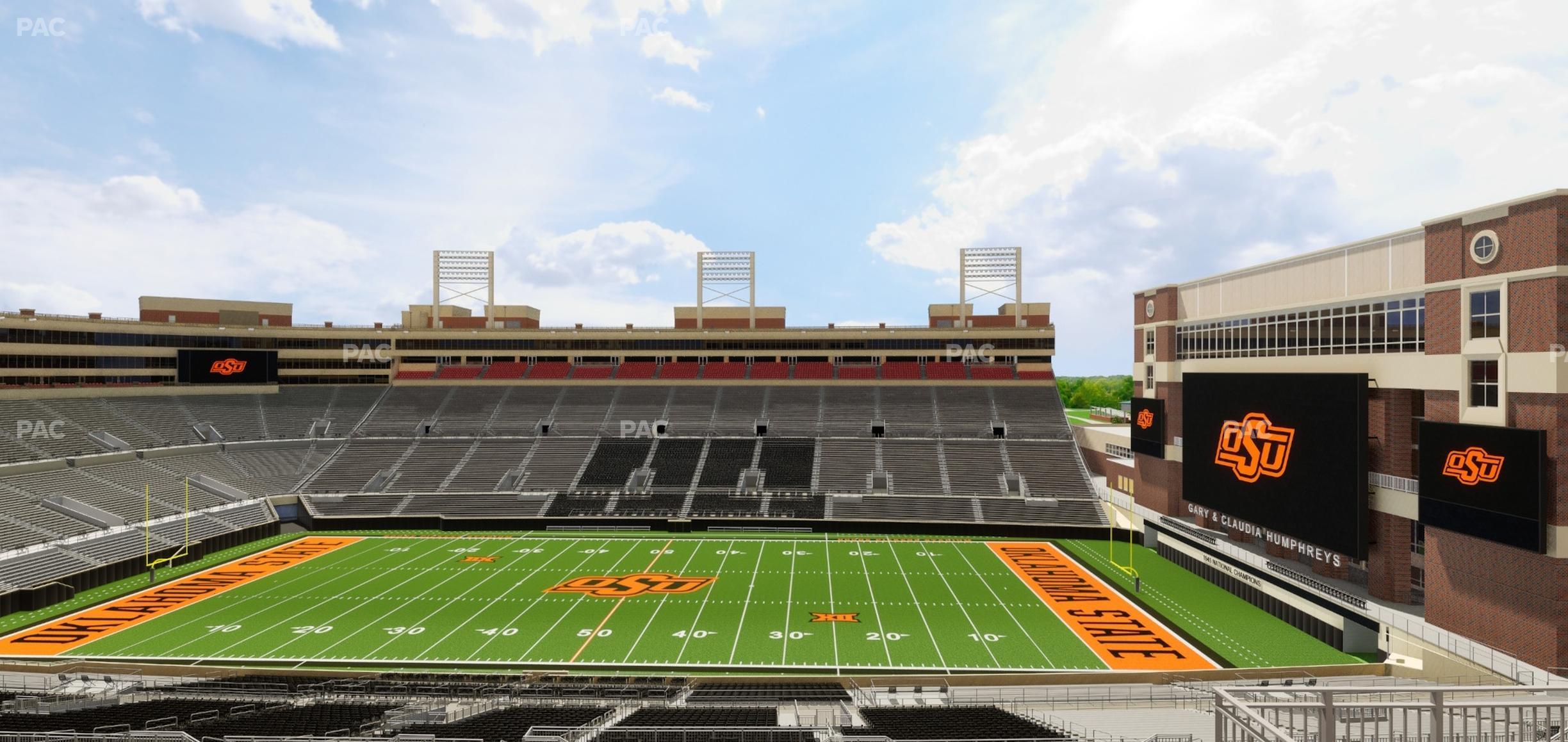 Seating view for Boone Pickens Stadium Section Club 506