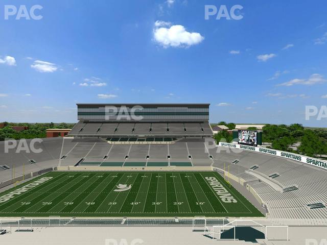 Seating view for Spartan Stadium (Michigan) Section 107