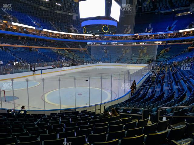 Seating view for KeyBank Center Section 121