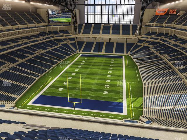 Seating view for Lucas Oil Stadium Section 625