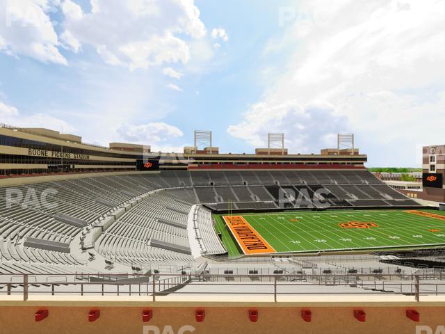 Seating view for Boone Pickens Stadium Section Club 515