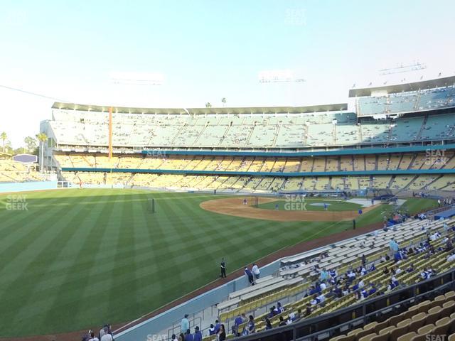 Seating view for Dodger Stadium Section 161 Lg