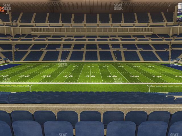 Seating view for Lucas Oil Stadium Section 213