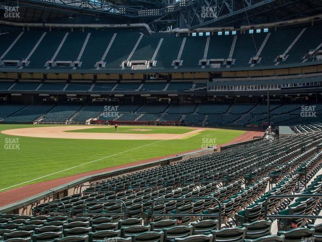 Seating view for Chase Field Section 135