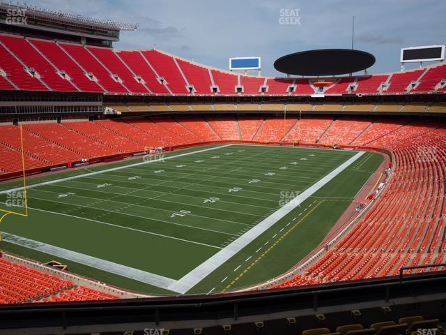 Seating view for GEHA Field at Arrowhead Stadium Section 209