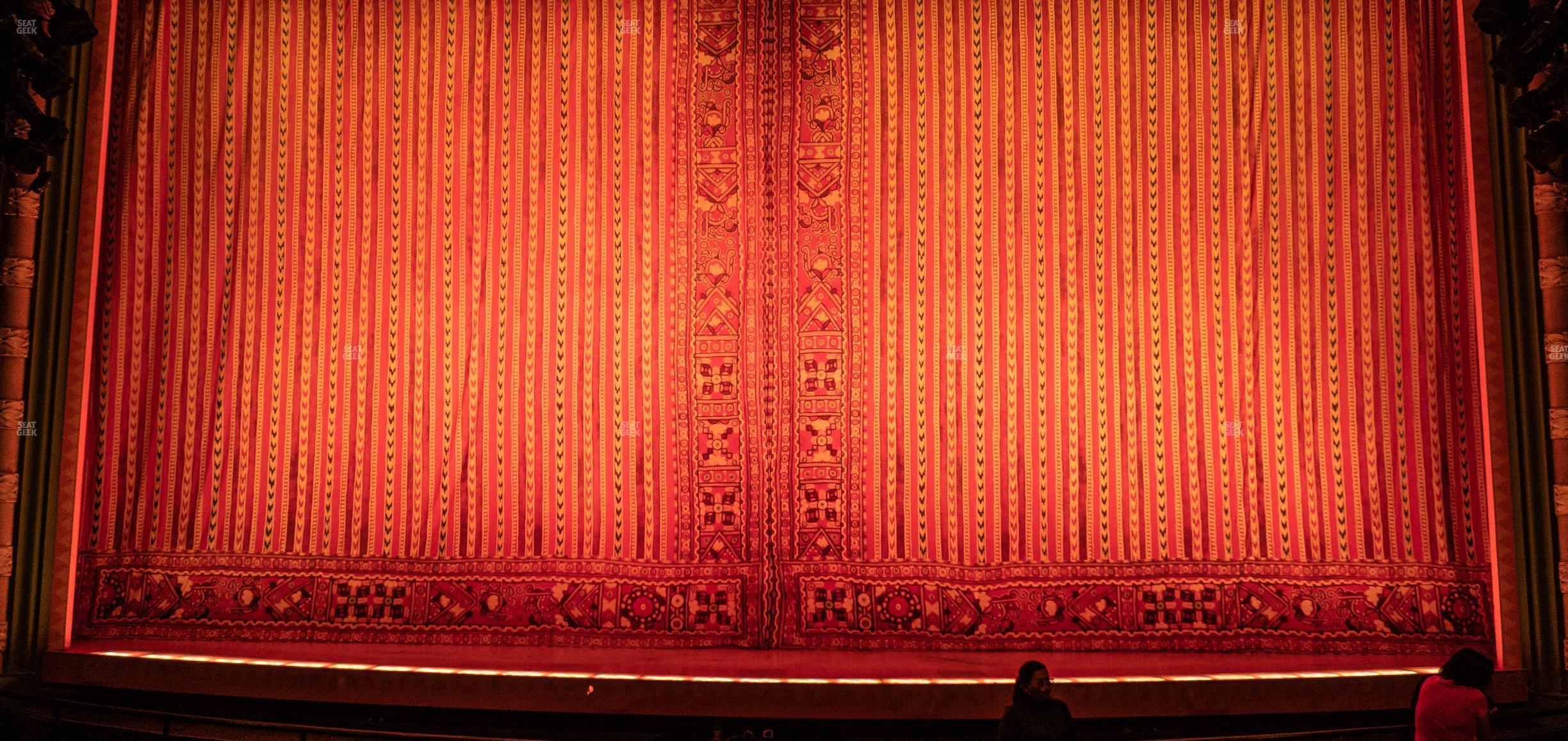 Seating view for New Amsterdam Theatre Section Orchestra Center