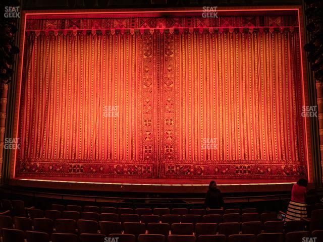 Seating view for New Amsterdam Theatre Section Orchestra Center