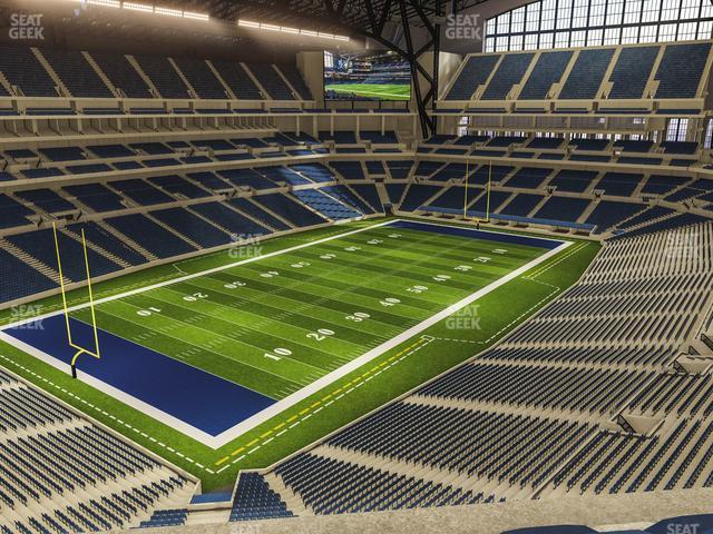 Seating view for Lucas Oil Stadium Section 547