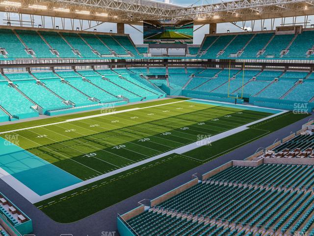 Seating view for Hard Rock Stadium Section 353