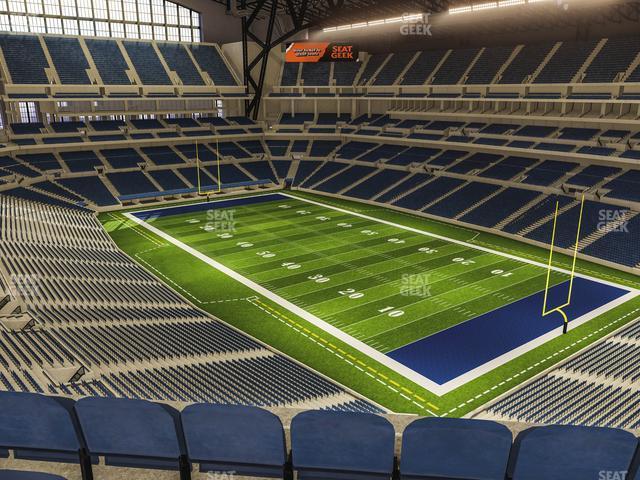 Seating view for Lucas Oil Stadium Section 506