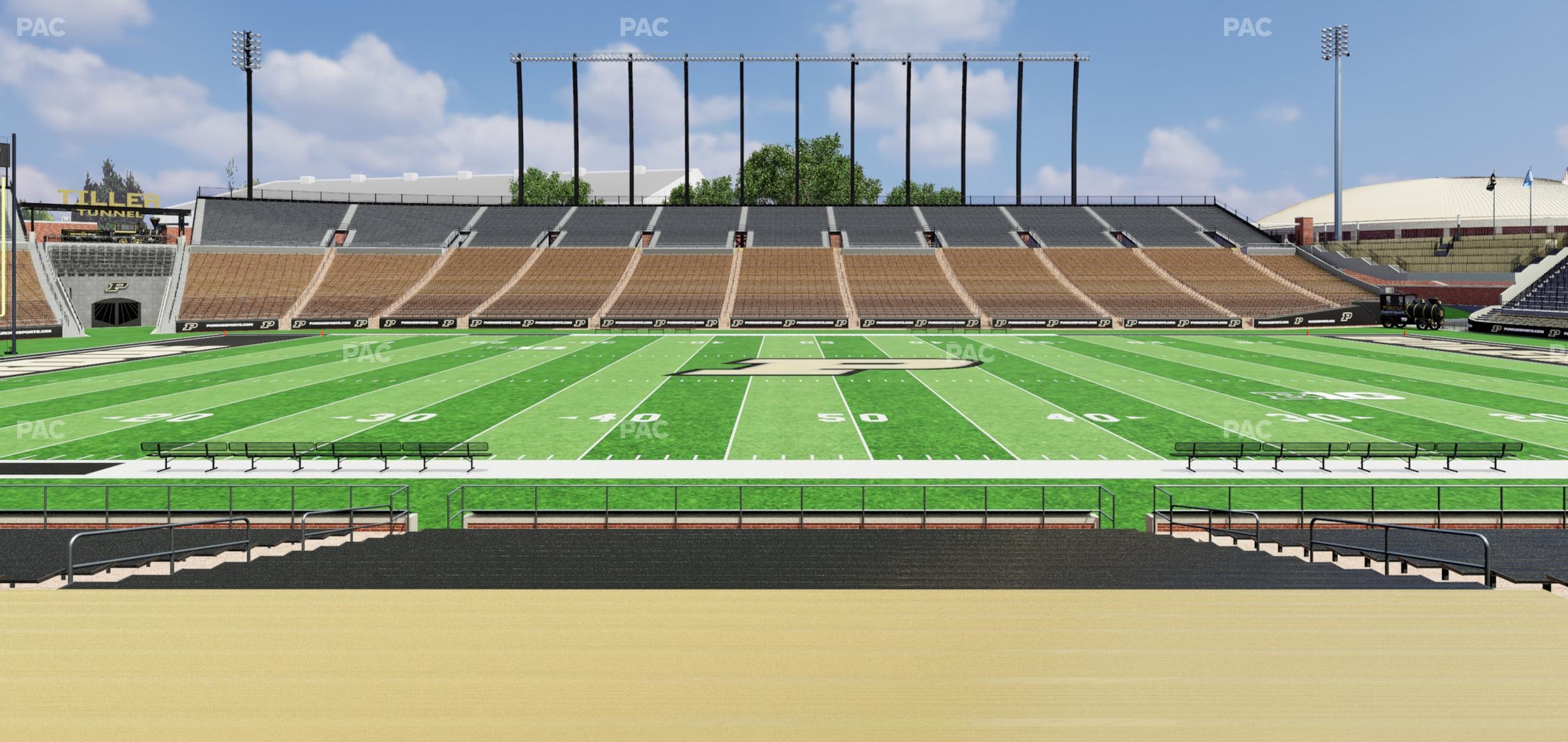 Seating view for Ross Ade Stadium Section 125