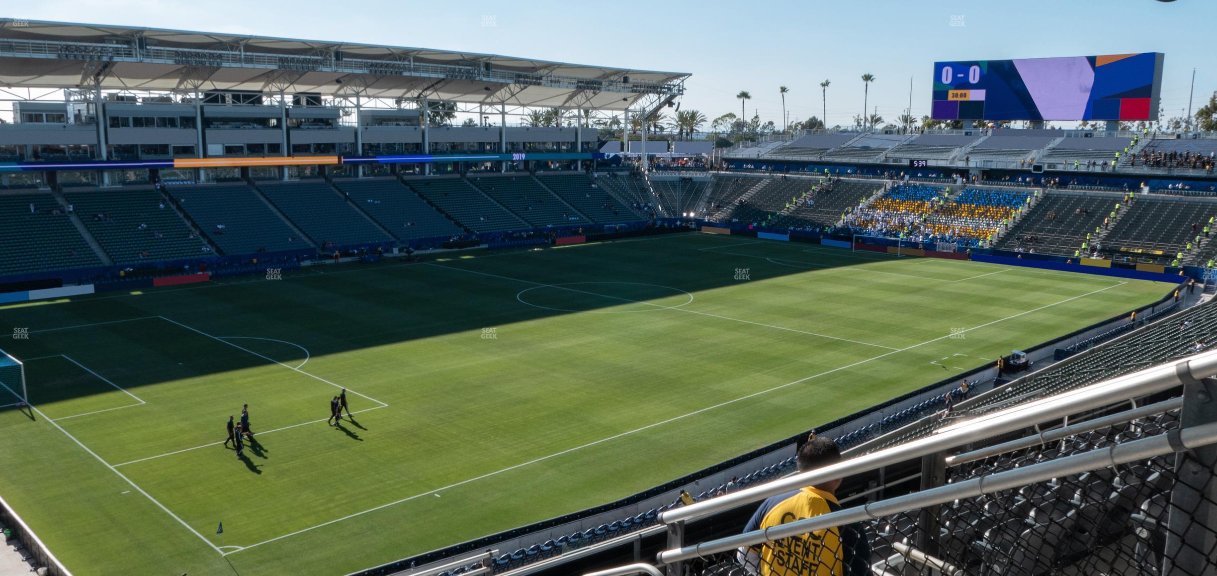 Seating view for Dignity Health Sports Park Section 238