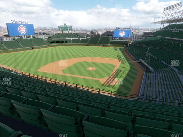 Seating view for Wrigley Field Section 314 Left