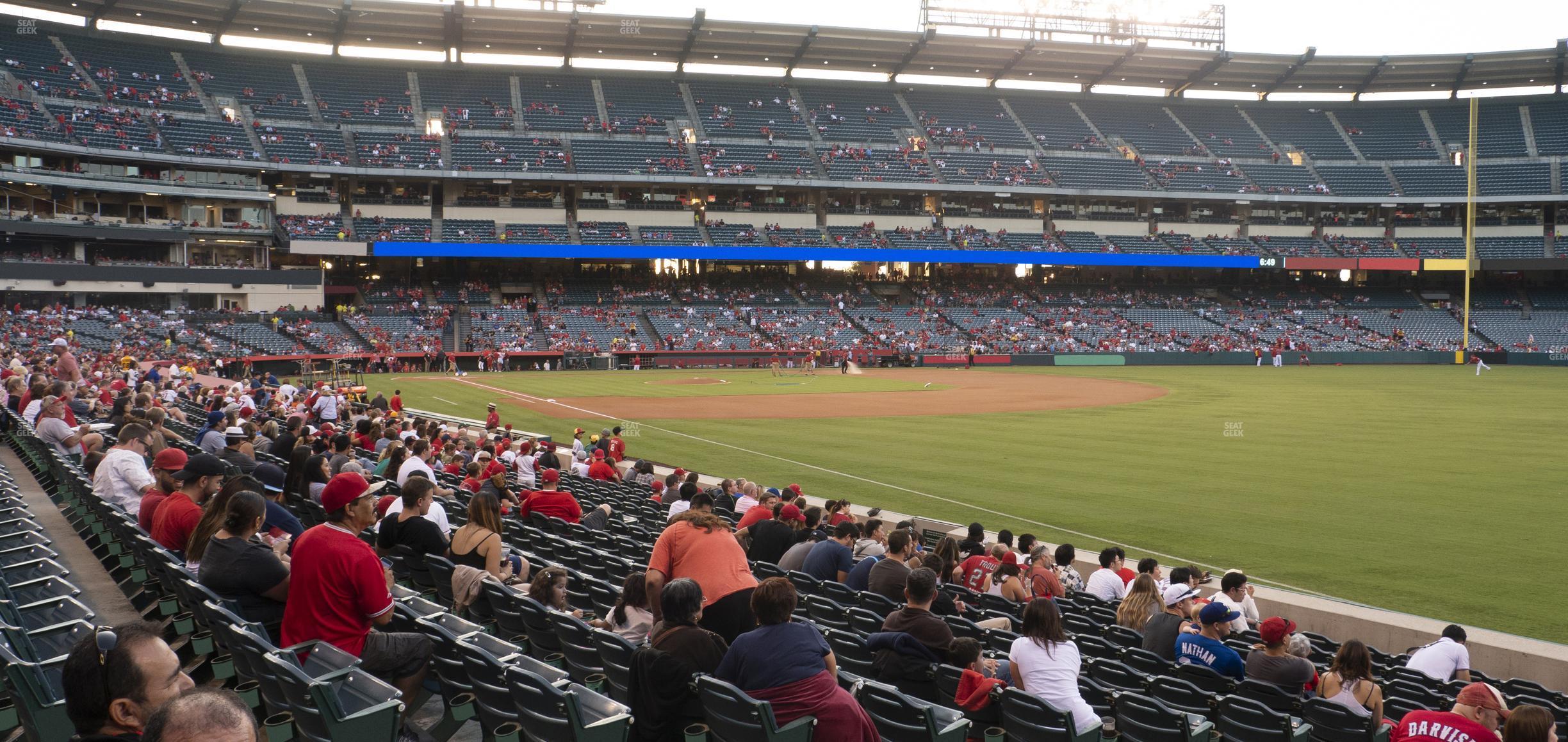 Seating view for Angel Stadium of Anaheim Section 130