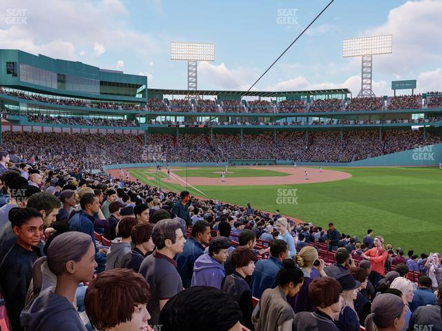 Seating view for Fenway Park Section Right Field Box 93