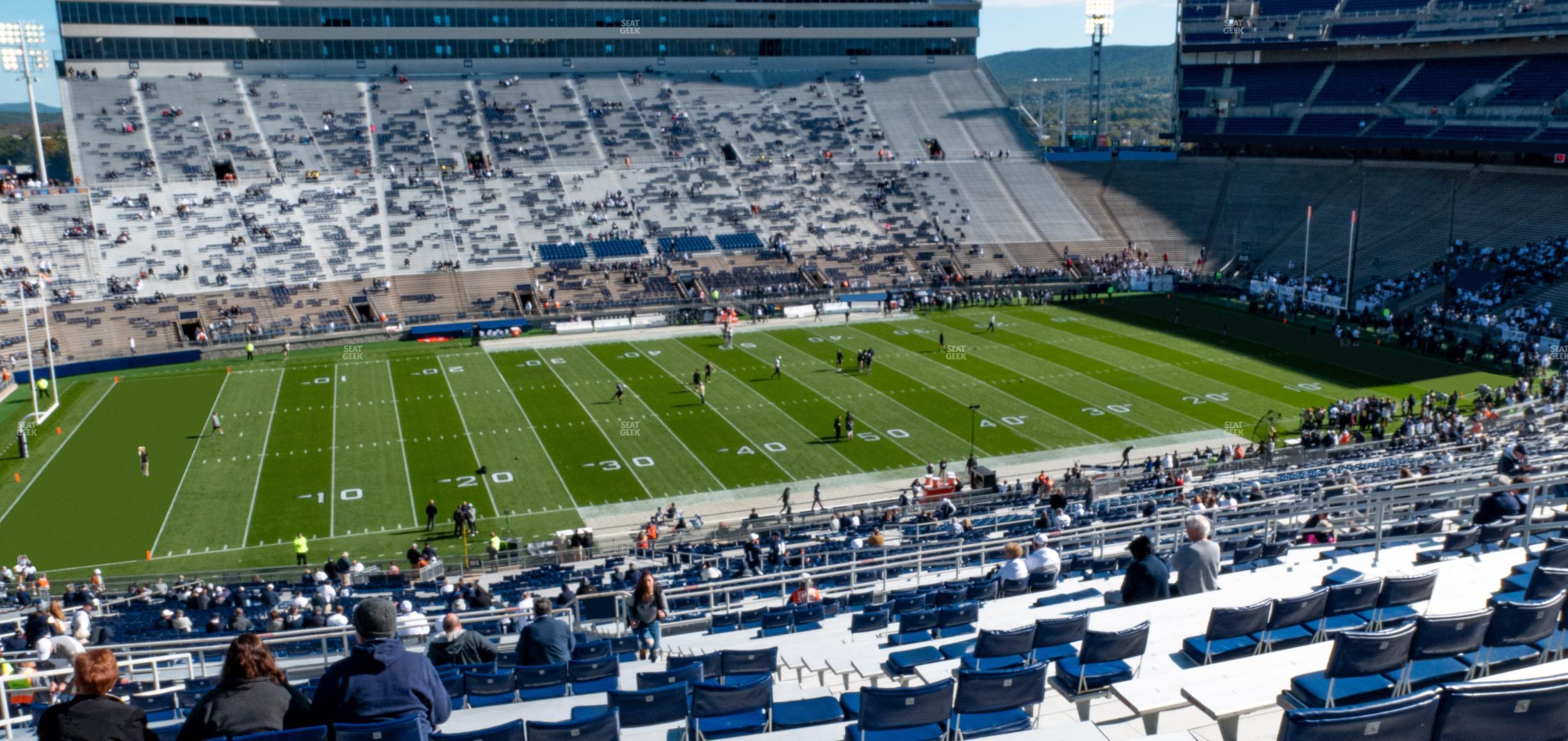 Seating view for Beaver Stadium Section West G Upper