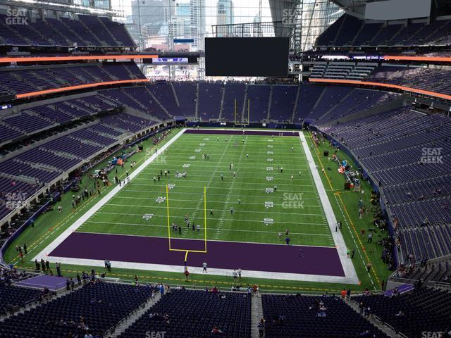 Seating view for U.S. Bank Stadium Section 325