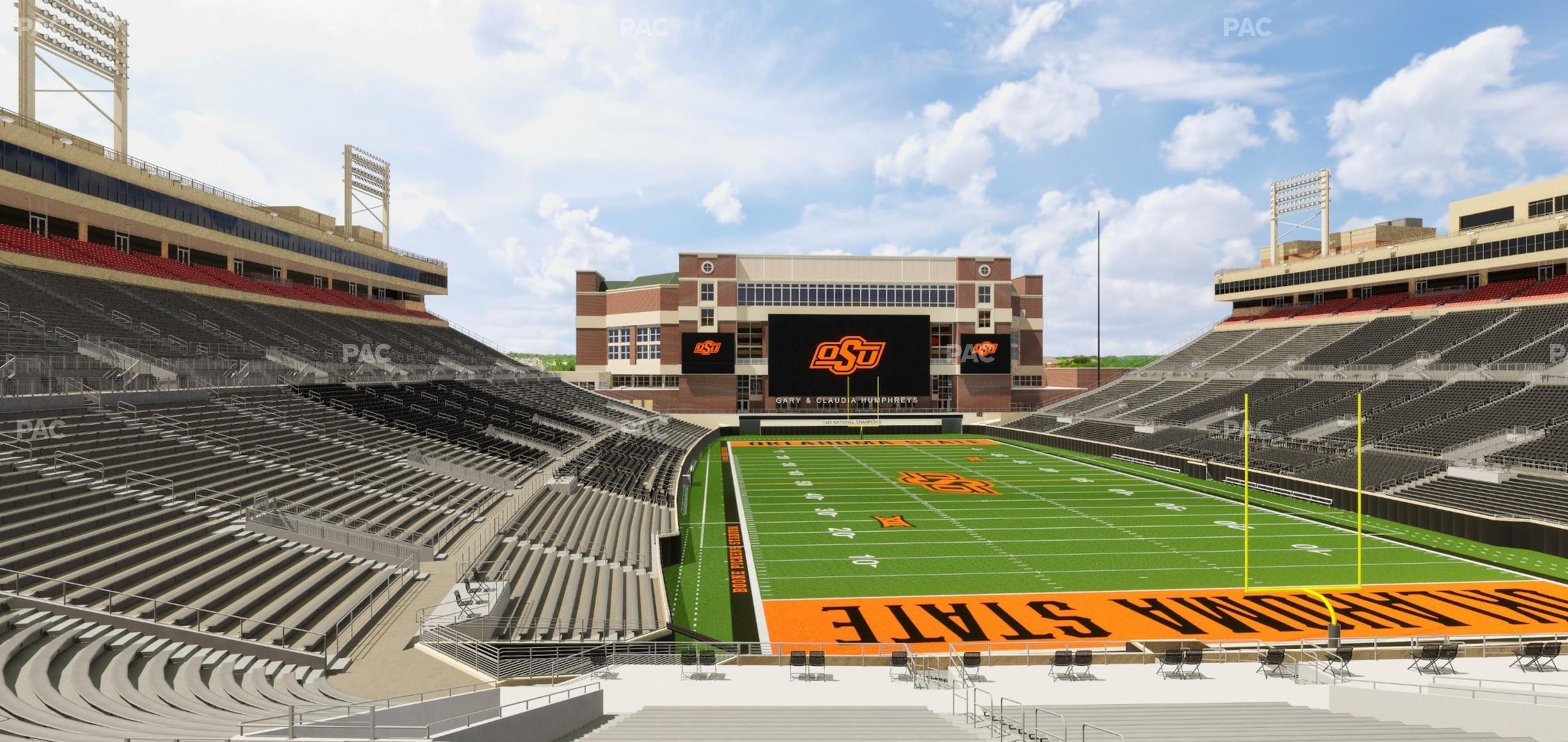 Seating view for Boone Pickens Stadium Section 124