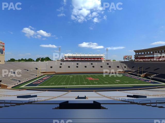 Seating view for Vaught Hemingway Stadium Section F