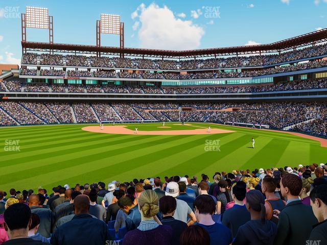 Seating view for Citizens Bank Park Section 145