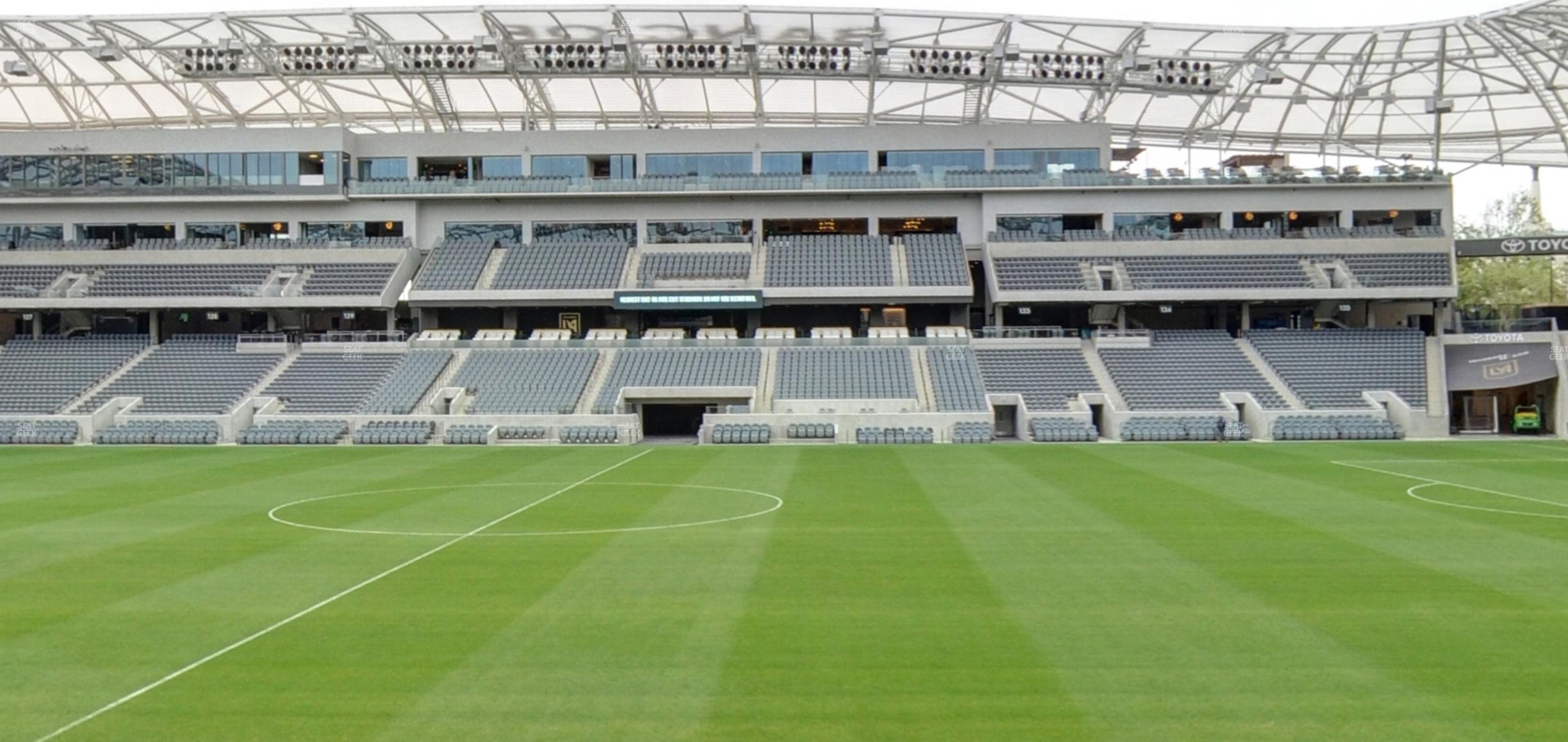 Seating view for BMO Stadium Section 112