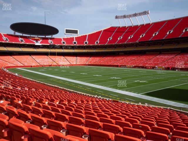 Seating view for GEHA Field at Arrowhead Stadium Section 114