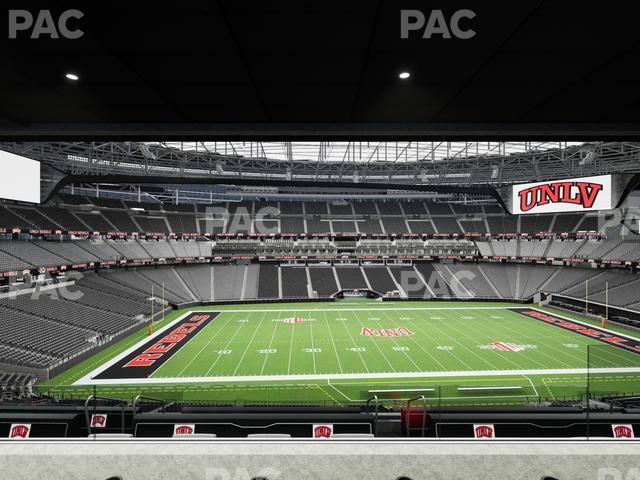 Seating view for Allegiant Stadium Section East Suite 2022