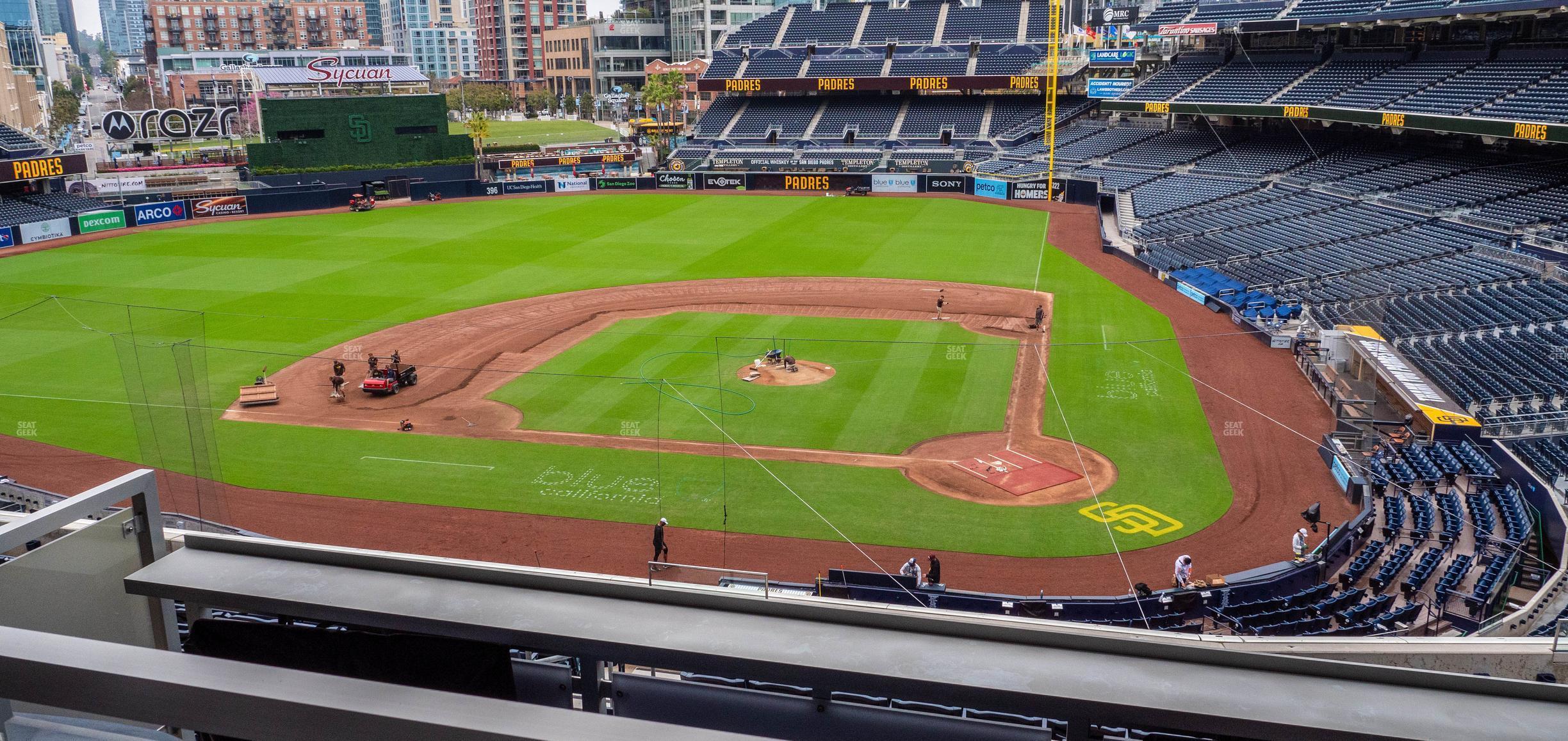 Seating view for Petco Park Section Luxury Box