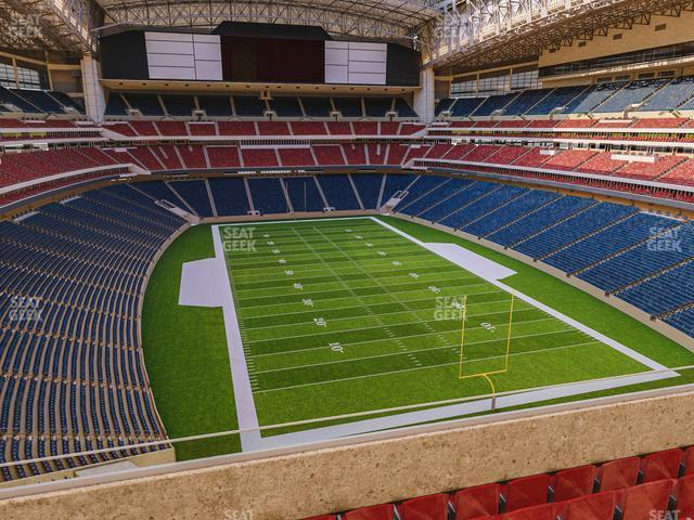 Seating view for NRG Stadium Section 523