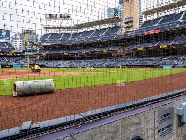 Seating view for Petco Park Section Dugout 10