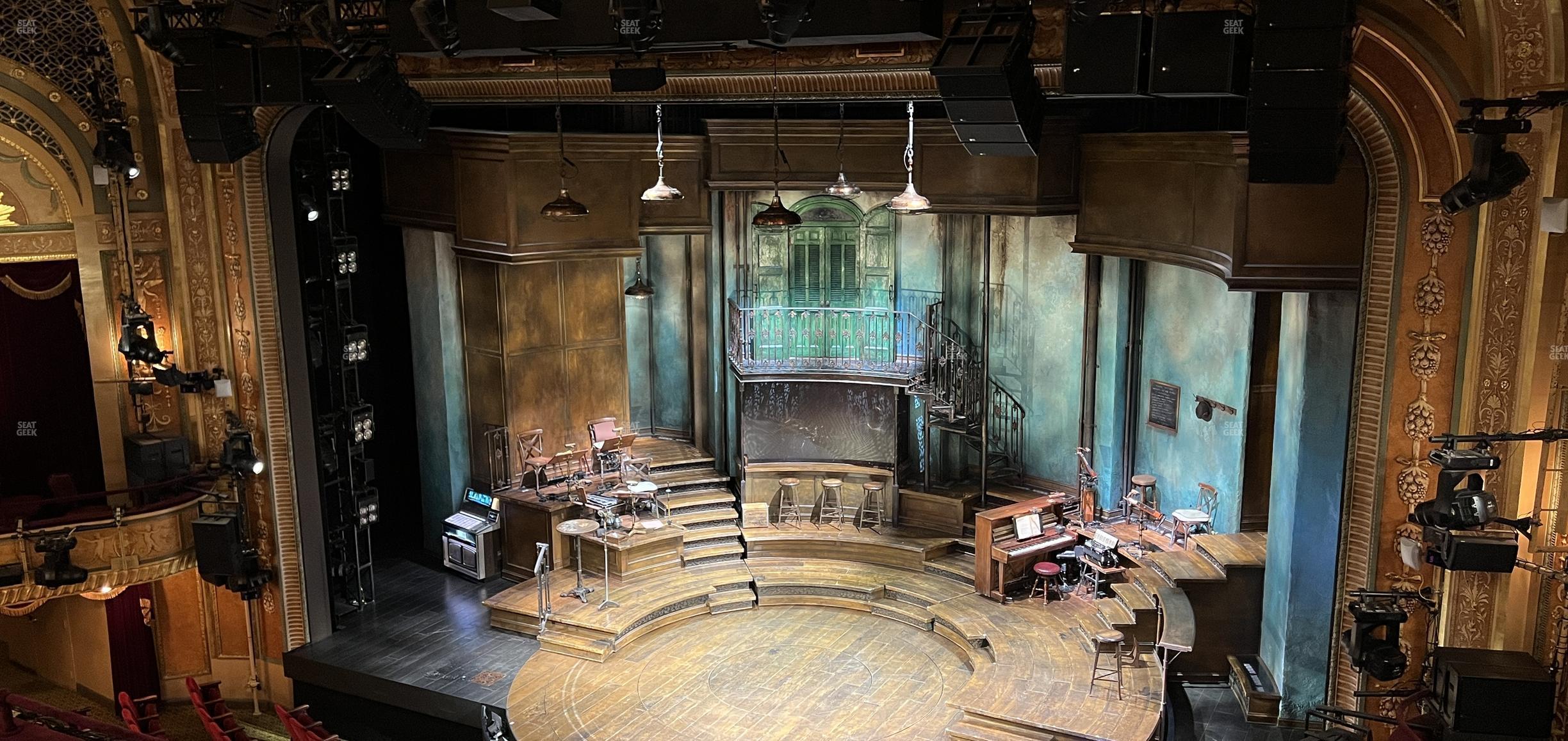 Seating view for Walter Kerr Theatre Section Mezzanine Rear Right