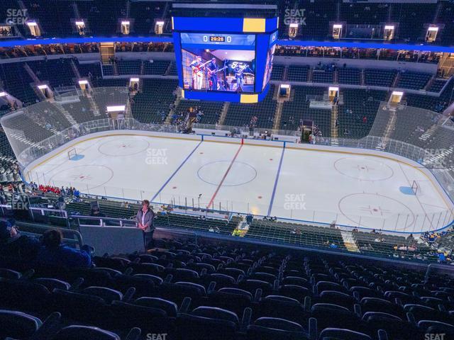 Seating view for Enterprise Center Section 319