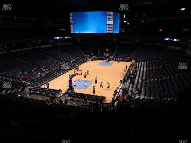 Seating view for FedExForum Section 102